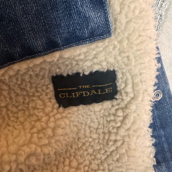 STS Ranchwear Blue Jean Jacket with Sherpa Cream Lining - Picture 4 of 6